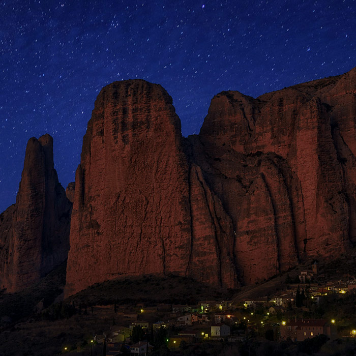 mallos de riglos-vista-estrellas