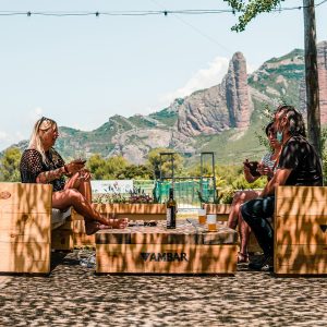 panoramic terrace of o'spot bar restaurant